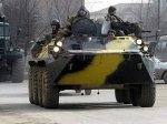 В Чечне подорвался БТР с военнослужащими