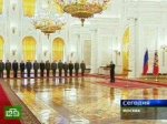 Путин принял в Кремле высших офицеров