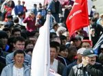 Киргизский спецназ разогнал митинг оппозиции слезоточивым газом