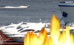 В московском яхт-клубе горят три здания, тушить пожар будет вертолет