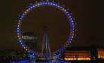 Колесо обозрения "Лондонский глаз" зажглось цветами флага ЕС
