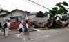 В районе землетрясения в Японии дамба водохранилища дала трещину