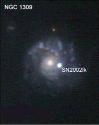 Спиральная галактика в анфас