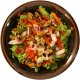 Рецепт праздничного салата. Салат из гребешков с маринованным красным перцем.