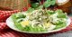 Рецепт праздничного салата. Салат с грибами и зеленым салатом.