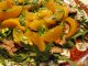Рецепт праздничного салата. Салат из абрикосов и капусты.