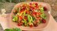 Рецепт праздничного салата. Салат из яблок, помидоров и брынзы.