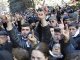 Оппозиция Грузии протестует против против инаугурации Саакашвили. 
