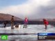 В Иркутской области экстрималы путешествуют на льдинах
