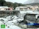 В Чили река затопила покинутый жителями город