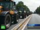 Протестующие фермеры и водители-дальнобойщики парализовали движение в Брюсселе