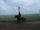 Трюки на лошади. Фото калитва.ру