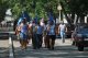 Голубые береты на улице Дзержинского. Фото Калитва.ру