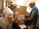 Наклейки на ящики с гуманитарной помощью. Фото калитва.ру