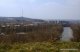 Вид на Белую Калитву, цветы, гора Караул, река Калитва, молодёжный парк