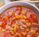 Рецепт итальянского супа с сосисками