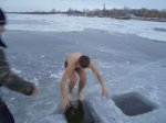 Кадеты пробежали зимний кросс и искупались в ледяной воде