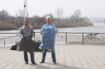 Работники районной администрации провели субботник в парке им.Маяковского