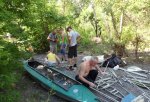 Белокалитвинские кадеты пошли в водный поход на байдарках