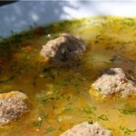 Рецепт: сырный суп с фрикадельками