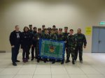 Команда Белокалитвинского казачьего кадетского корпуса приняли участие в 4-й Всероссийской Спартакиаде допризывной казачьей молодежи