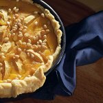 Рецепт:  пирог с яблоками и медом