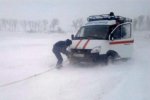 Спасатели помогли людям в застрявших легковушках на трассах в Новошахтинск и Таганрог