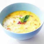 Рецепт: кокосовый суп из лука-порея