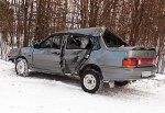 Автомобиль перевернулся под Новочеркасском, водитель погиб
