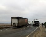 ДТП с двумя грузовиками перекрыло движение на трассе в Каменском районе