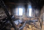 В городе Шахты полностью выгорел дом
