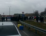 Повторная акция протеста дальнобойщиков проходит под Ростовом-на-Дону