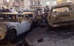 В Ростове сгорели четыре иномарки