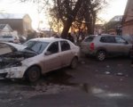 В центре Ростова в ДТП внедорожника и легковушки пострадали трое