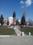 Ремонтные работы по реконструкции постамента памятника В.И.Ленину в Белой Калитве планируют завершить к 22 апреля
