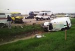 Маршрутка с пассажирами столкнулась с «Ладой Ларгус», пострадали двое в Ростовской области