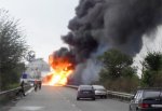 Загорелись цистерны с битумом и локомотив в Ростовской области, тушили пожар 76 человек