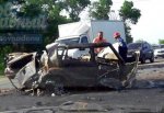 Жуткая авария – сгорели заживо 3 человека в KIA Soul на трассе М4