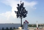 Появилось «дерево» из светофоров на трассе М4, сделанное байкером из Ростовской области
