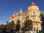 Фасад ростовской мэрии перекрасили в бежево-коричневый цвет