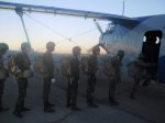 11 воспитанников Белокалитвинского кадетского корпуса совершили прыжки с парашютом