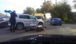 Погиб парень на байке, столкнувшись с Volkswagen Tiguan