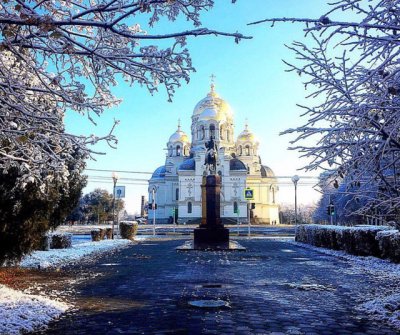 Выпал первый снег в Ростовской области