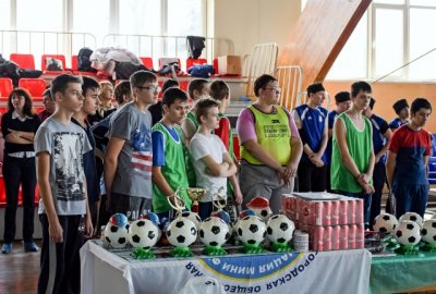 В Ростове прошел футбольный турнир среди детей с нарушением зрения