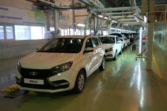 Сборку Lada Vesta и XRAY наладили в Казахстане