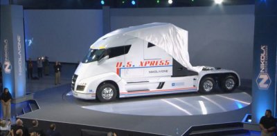 «Tesla в мире тягачей»: представлен водородный грузовик Nikola One