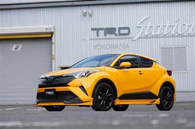 Кроссовер Toyota C-HR обзавелся тюнинг-китами от TRD и Modellista