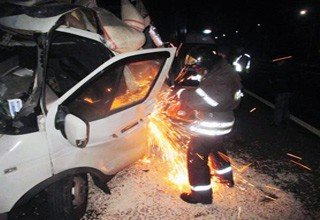 «Газель» врезалась в фуру Volvo на «встречке» на трассе Ростов — Ставрополь, водитель погиб