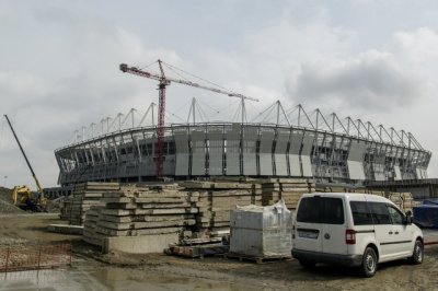 На стадионе «Ростов-Арена» завершается строительство билетных касс и КПП