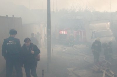 Площадь пожара на Актюбинской увеличилась почти в два раза